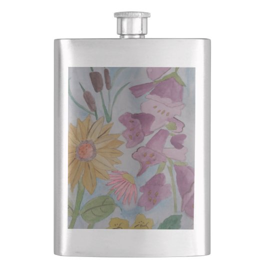 English Hütte Garden Classic Flask Flachmann (Vorderseite)