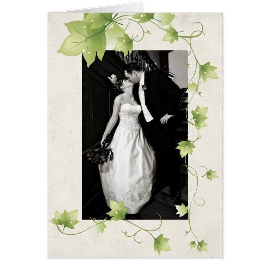 English Ivy Wedding Foto Vielen Dank (Vorne)