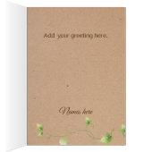 English Ivy Wedding Foto Vielen Dank (Innen (Rechts))