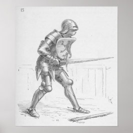 English Knight Poster