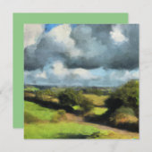 English Landscape Feiertagskarte (Vorne/Hinten)