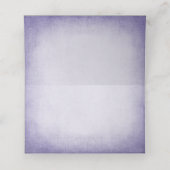 English Lavender Wedding Folded Platzkarte (Innenseite Aufgefaltet)