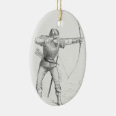 English Longbowman Keramik Ornament (Rechts)
