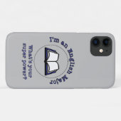 English Major iPhone 11 Case (Rückseite (Horizontal))