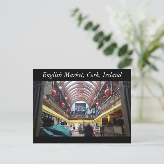 English Market, Cork, Irland Postkarte (Stehend Vorderseite)