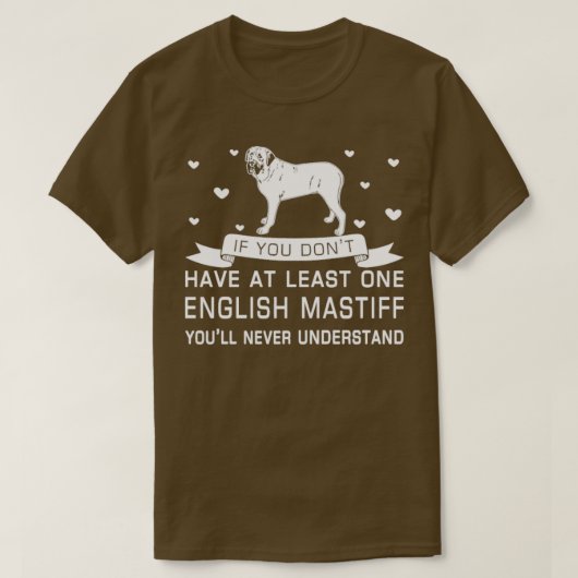 English Mastiff 1 T-Shirt (Design vorne)