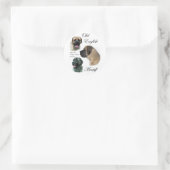 English Mastiff Art Geschenke Runder Aufkleber (Tasche)