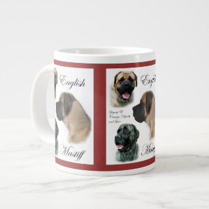 English Mastiff Art Jumbo-Tasse