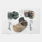 English Mastiff Art Küchentuch (Horizontal)