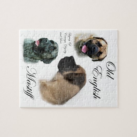 English Mastiff Art Puzzle (Horizontal)