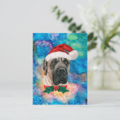English Mastiff Breed Dog Weihnachten (Stehend Vorderseite)