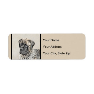 English Mastiff (Brindle) Malerei - Dog Art
