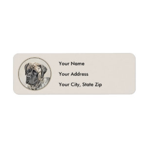English Mastiff (Brindle) Malerei - Dog Art