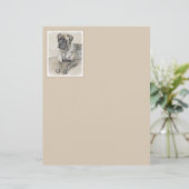 English Mastiff (Brindle) Malerei - Dog Art (Stehend Vorderseite)