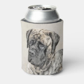 English Mastiff (Brindle) Malerei - Dog Art Dosenkühler (Kanne Rückseite)