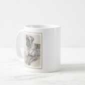 English Mastiff (Brindle) Malerei - Dog Art Kaffeetasse (Vorderseite Links)