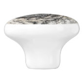 English Mastiff (Brindle) Malerei - Dog Art Keramikknauf (Seitenansicht)