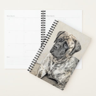 English Mastiff (Brindle) Malerei - Dog Art Planer
