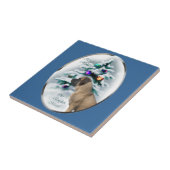English Mastiff Christmas Fliese (Seite)