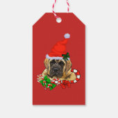 English Mastiff Christmas Geschenke Geschenkanhänger (Rückseite)