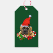 English Mastiff Christmas Geschenke Geschenkanhänger (Rückseite)