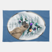 English Mastiff Christmas Handtuch (Horizontal)