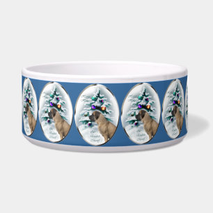English Mastiff Christmas Napf