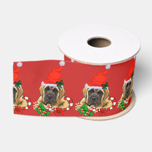 English Mastiff Christmas Ripsband