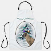English Mastiff Christmas Schürze (Vorderseite)