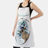 English Mastiff Christmas Schürze (InSitu)