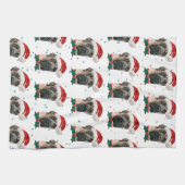 English Mastiff Dog Breed Christmas Geschirrtuch (Horizontal)