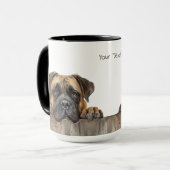 English Mastiff Dog Tasse (Vorderseite Links)