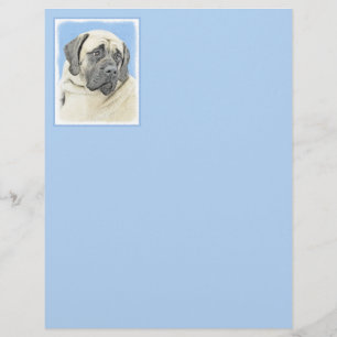 English Mastiff (Fawn) Malerei - Original Dog Art