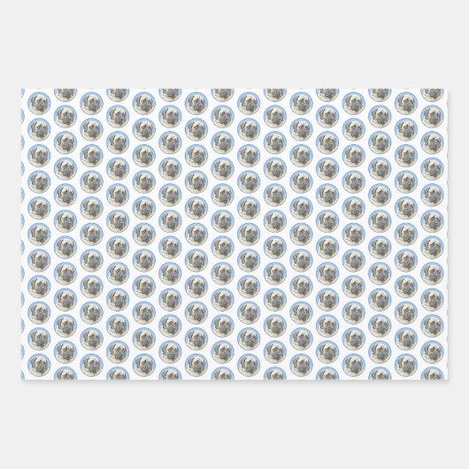 English Mastiff (Fawn) Malerei - Original Dog Art Geschenkpapier Set (Vorderseite 2)