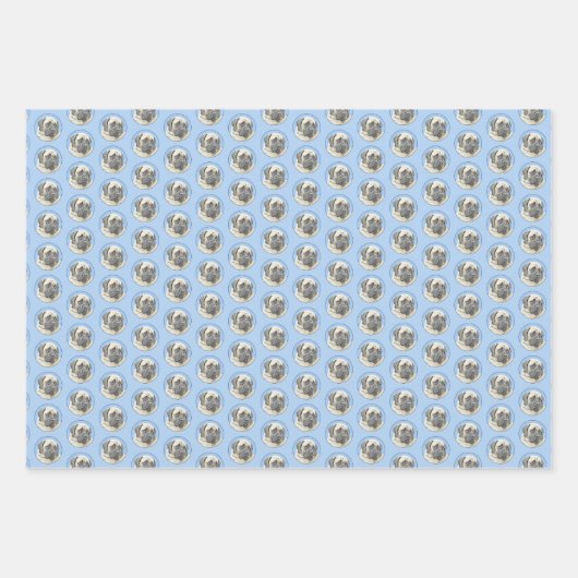 English Mastiff (Fawn) Malerei - Original Dog Art Geschenkpapier Set (Vorderseite)