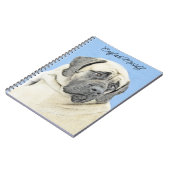English Mastiff (Fawn) Malerei - Original Dog Art Notizblock (Linke Seite)