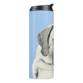 English Mastiff (Fawn) Malerei - Original Dog Art Thermosbecher (Nach links gedreht)