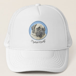 English Mastiff (Fawn) Malerei - Original Dog Art Truckerkappe