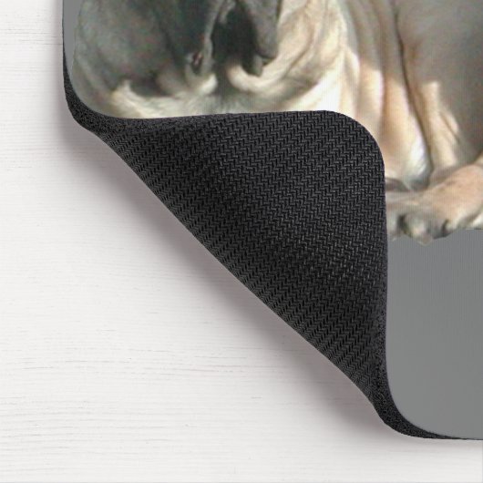 English Mastiff Freunde Mousepad (Ecke)