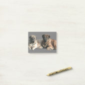 English Mastiff Freunde Post-it Klebezettel (Auf Schreibtisch)
