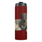 English Mastiff Freunde Thermosbecher (Vorderseite)