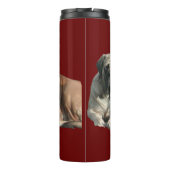 English Mastiff Freunde Thermosbecher (Rückseite)