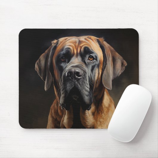 English Mastiff Mousepad (Mit Mouse)