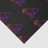 English Mastiff Neon englische Dogge Seidenpapier (Ausschnitt)