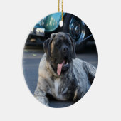 English Mastiff-Ornament Keramik Ornament (Rechts)