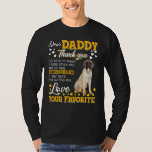 English Mastiff Sehr geehrter Daddy Danke, dass Si T-Shirt