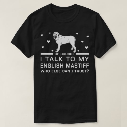 English Mastiff T-Shirt (Design vorne)