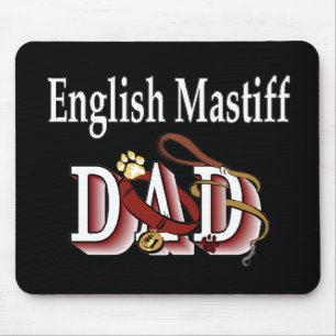 English Mastiff Vater Geschenke Mousepad