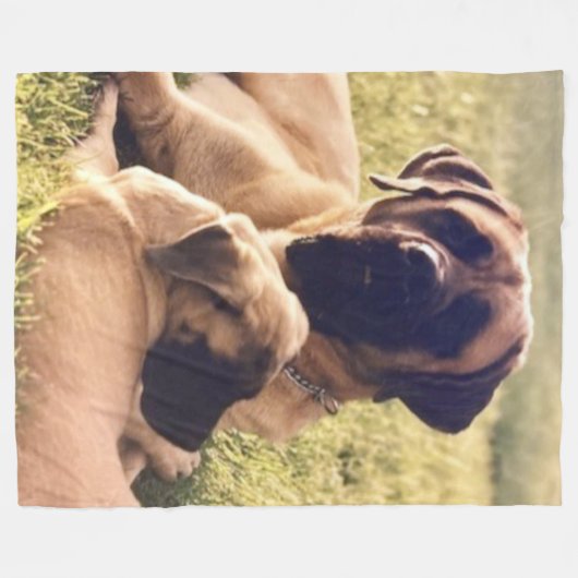 ENGLISH MASTIFFS FLEECEDECKE (Vorderseite (Horizontal))