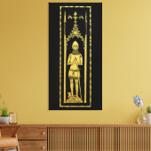 English Medieval Portrait 1355 John, Lord Cobham Leinwanddruck (Insitu (Wohnzimmer))